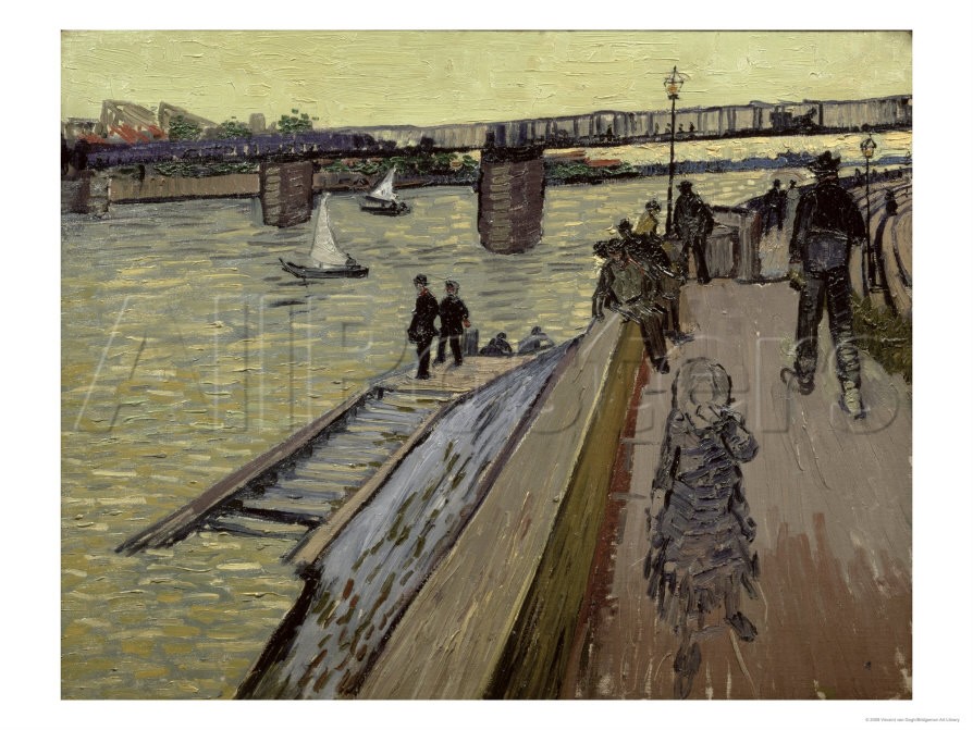 Le Pont de Trinquetaille in Arles, 1888 - Van Gogh Painting On Canvas